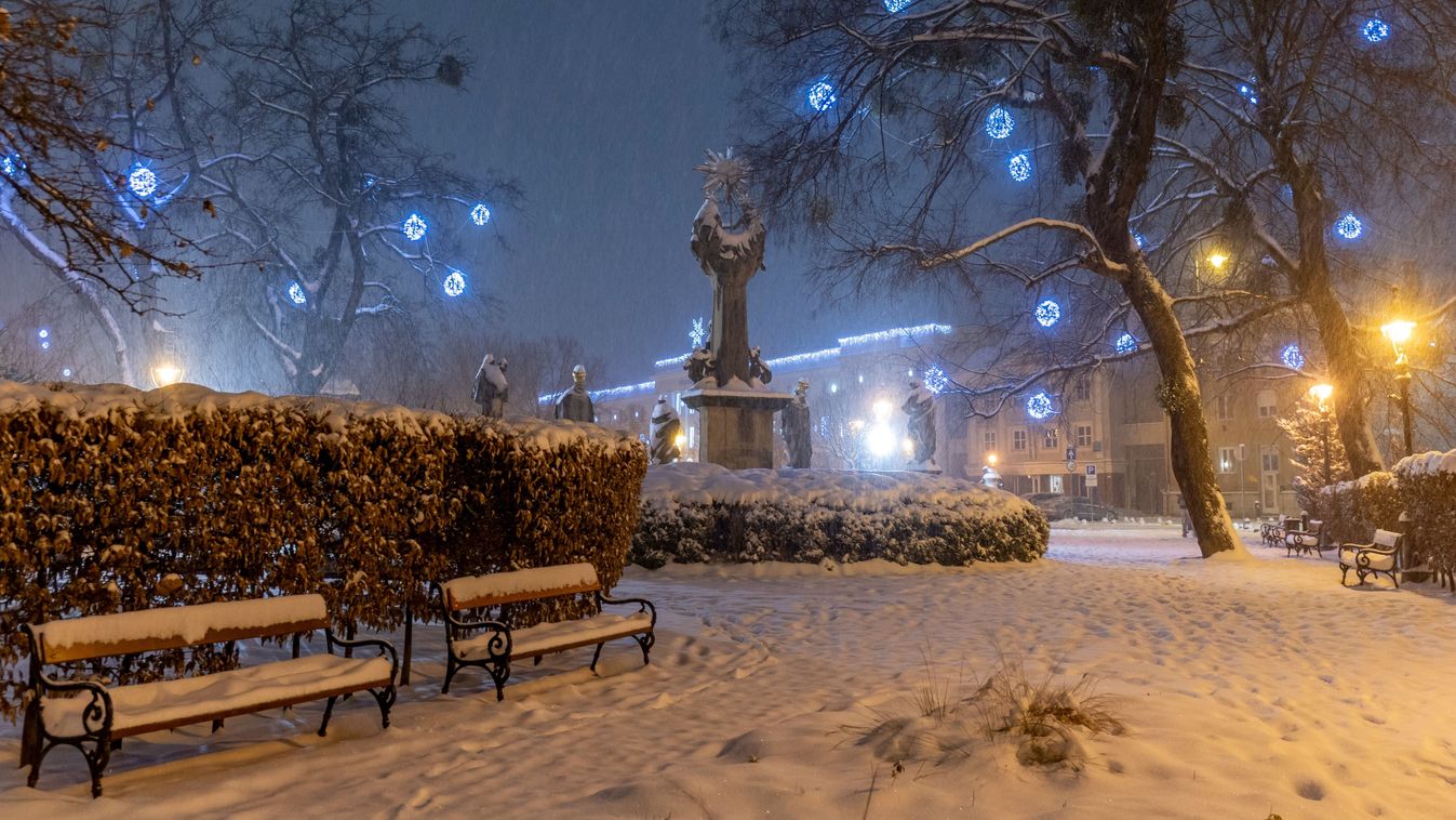ハンガリーの冬の緊急事態、氷の脅威